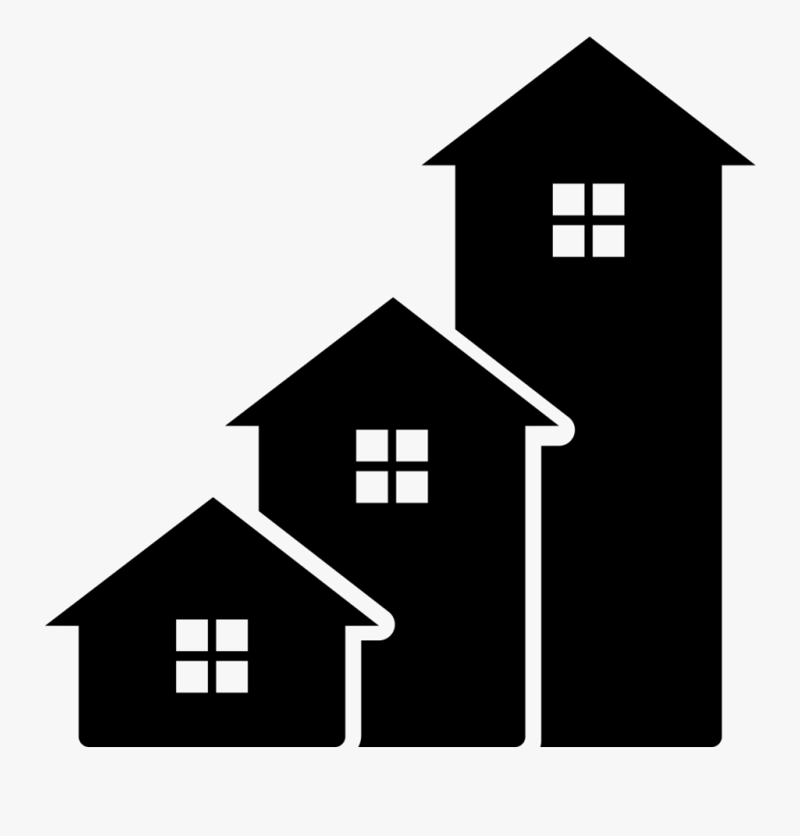 Mission Clipart Real Estate - Houses Icons Png, Transparent Clipart