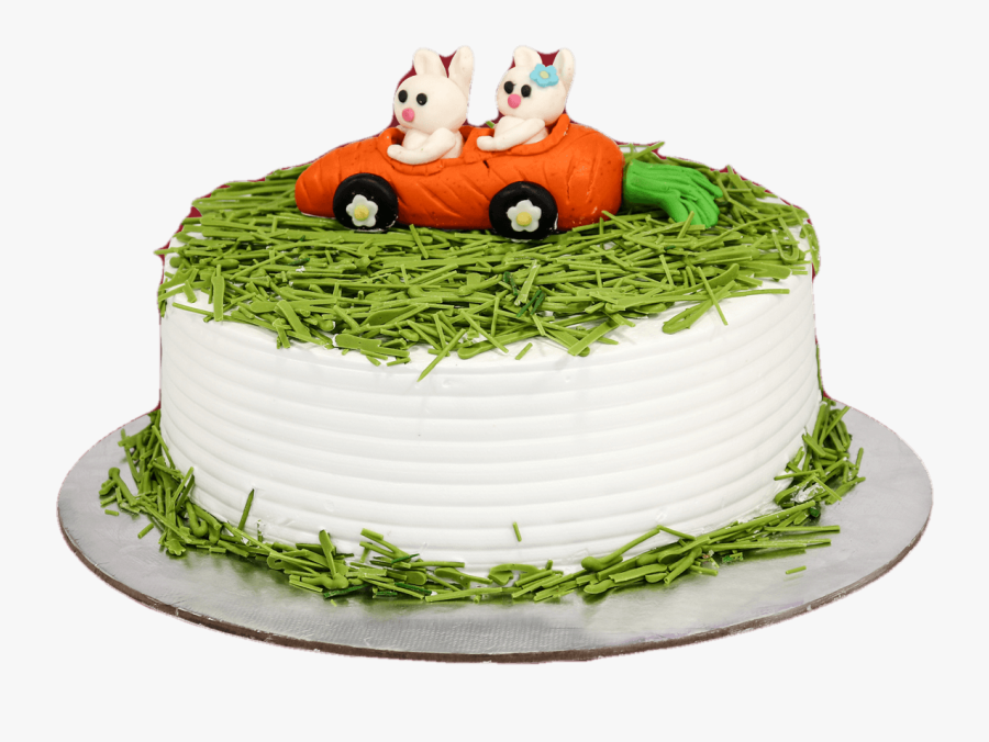 Carrots Family Cake - Birthday Cake, Transparent Clipart