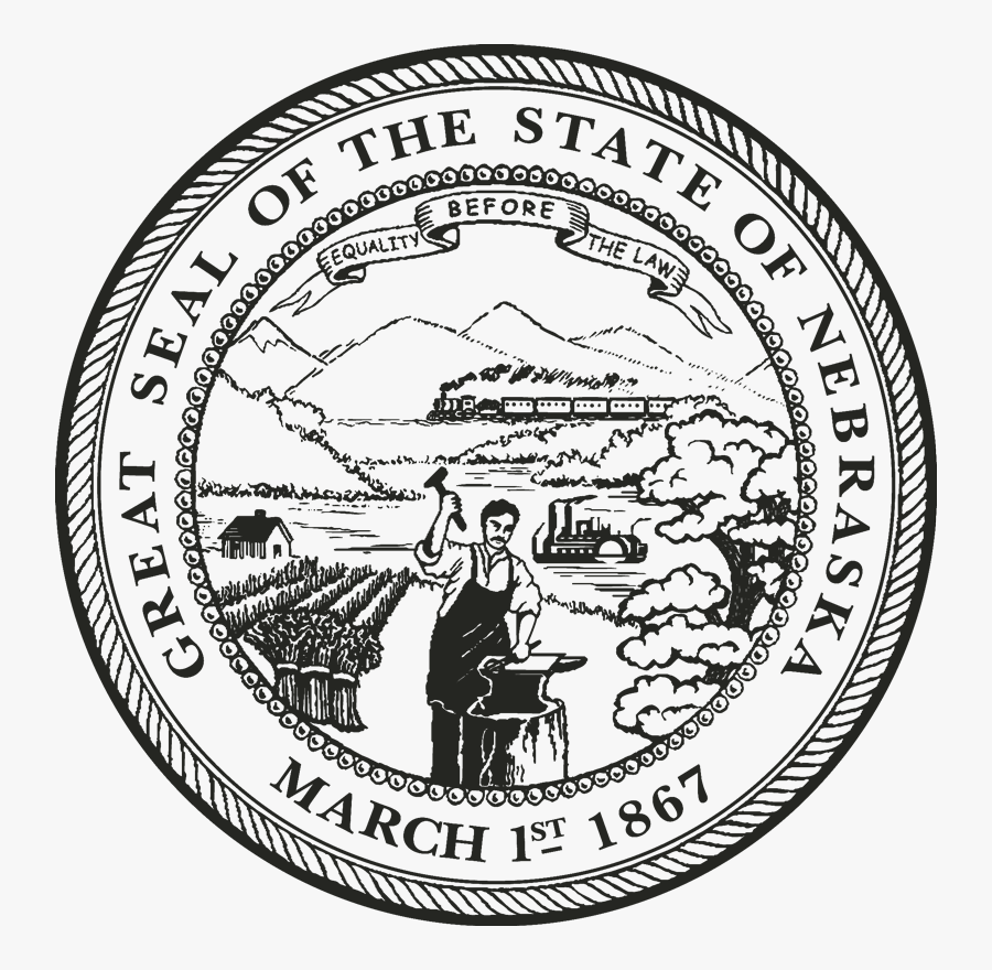 Official Nebraska State Seal - Camarines Norte Official Seal, Transparent Clipart