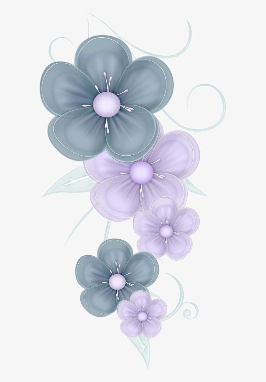 Flowers Png Blue By - Cute Tulip Flower Clipart Png, Transparent Clipart