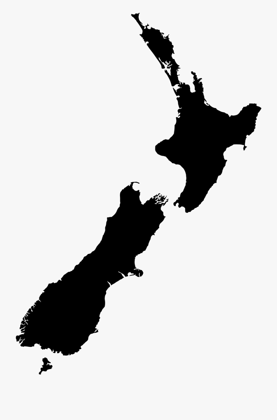 New Zealand Gdp Map, Transparent Clipart