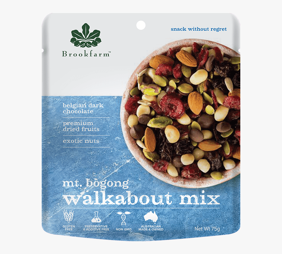 Bogong Walkabout Mix - Brookfarm Belgian Dark Chocolate Premium Dried Fruits, Transparent Clipart