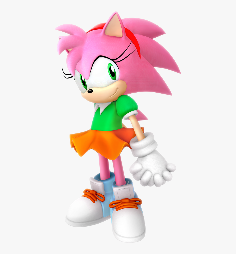 Classic Outfit Render - Sonic The Hedgehog Classic Amy, Transparent Clipart