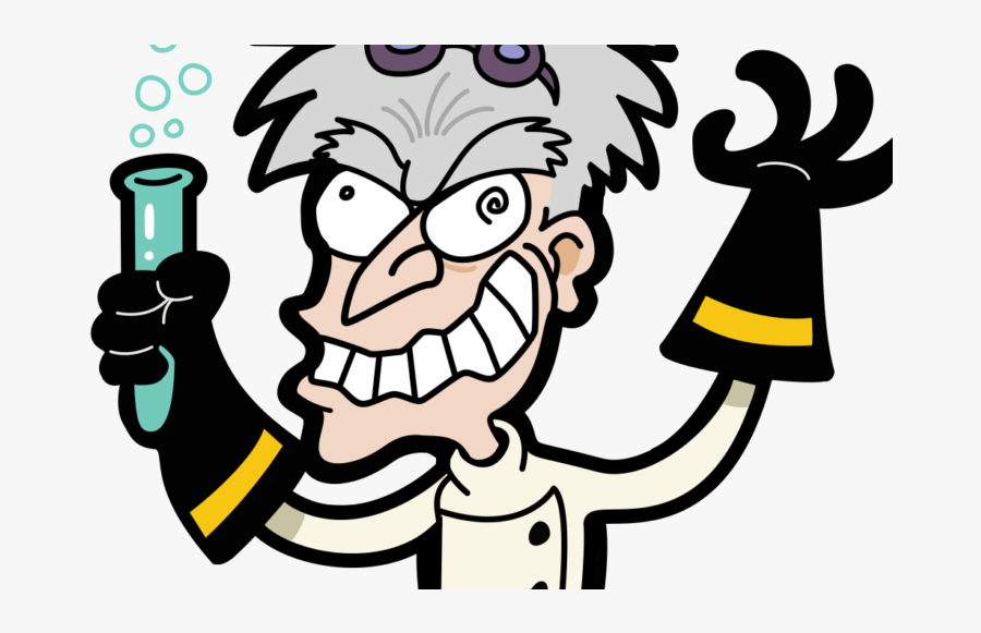 Acne Teatment At Home - Mad Scientist Clipart, Transparent Clipart