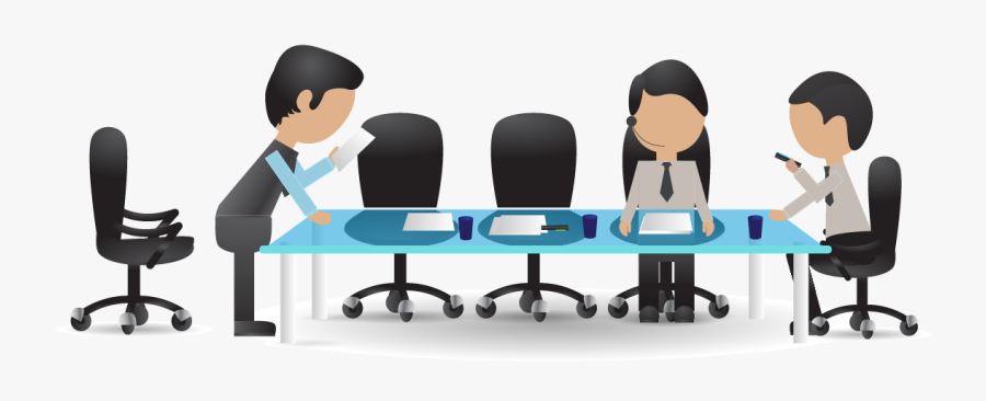 Clip Art Office Meeting - Clipart Images Business Meeting, Transparent Clipart