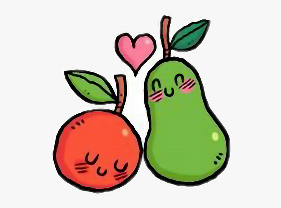 Pear Clipart Apple Pear - Apple And Pear Love, Transparent Clipart