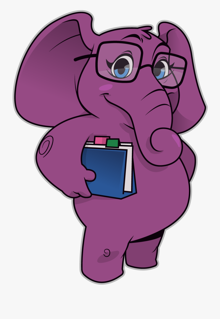 Sno Elephant - Seasonal Navigation - Cartoon, Transparent Clipart