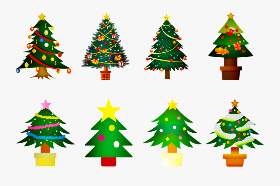 Christmas Tree, Holiday, Xmas, Celebration, Decoration - วัน ต้น คริสต์มาส, Transparent Clipart