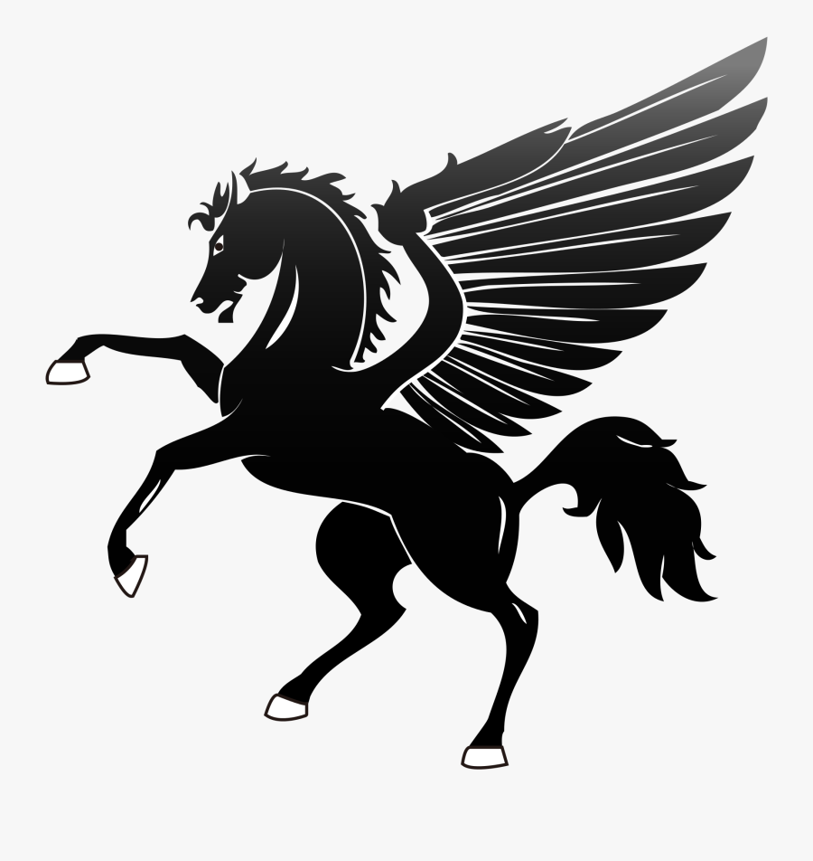 Pegasus Transparent Greek - Pegasus Cartoon, Transparent Clipart