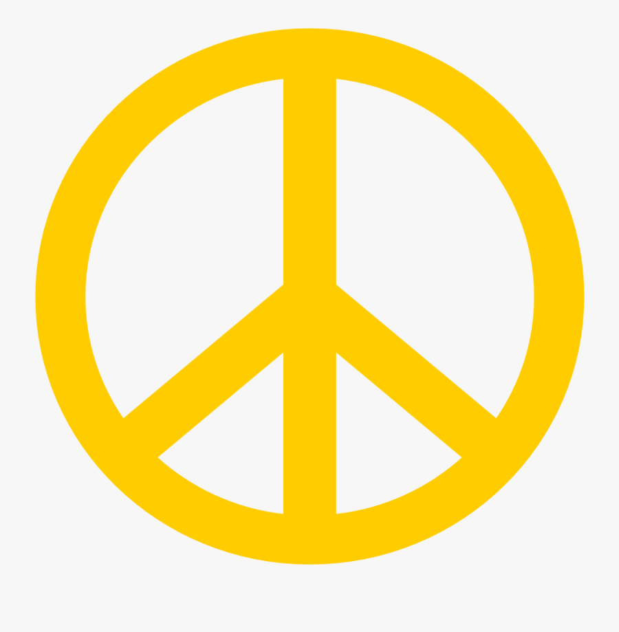 Peace Sign Images Free Clip Art - Simple Peace Symbol Tattoo, Transparent Clipart