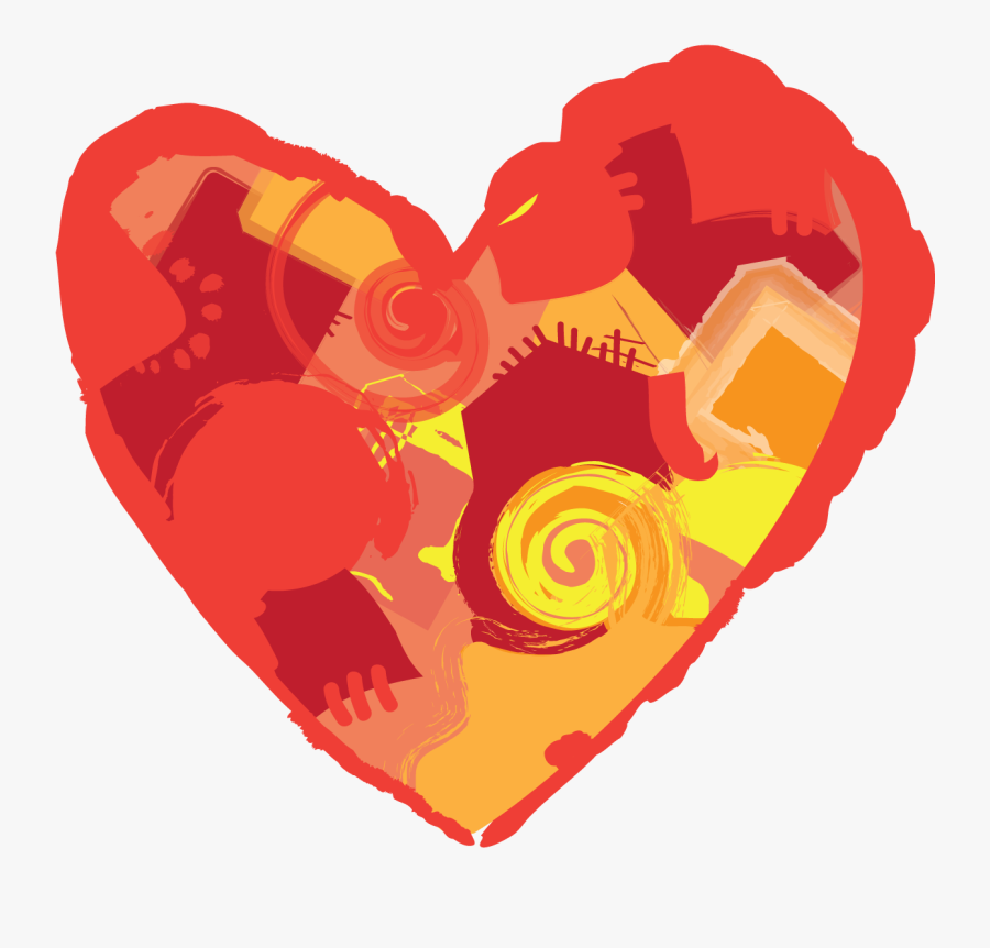 Caring Heart Png, Transparent Clipart