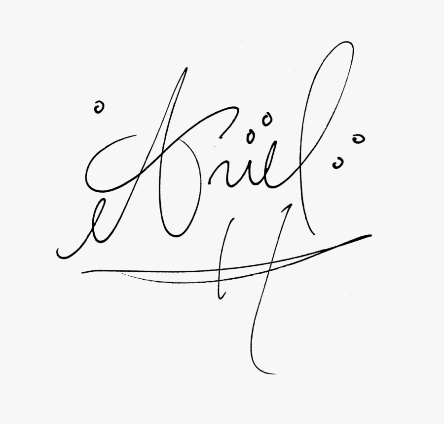 Princess Ariel Signature, Transparent Clipart