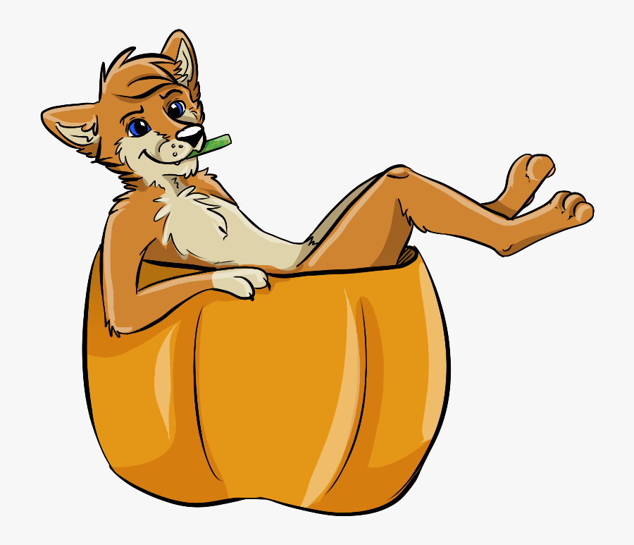 Pumpkin-dingo - Cartoon, Transparent Clipart