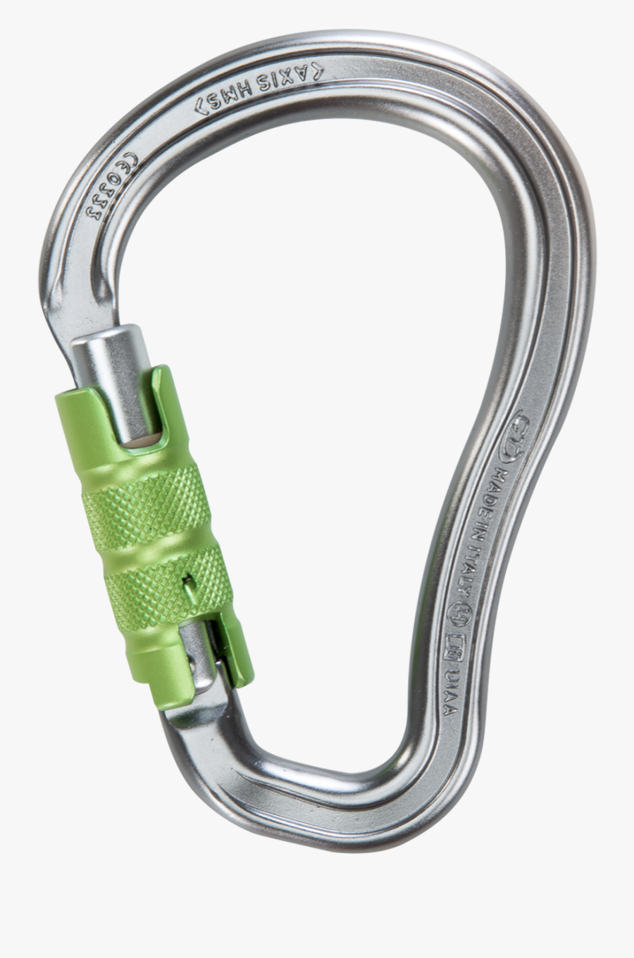 Climbing Technology Axis Hms Tg Carabiner - Carabiner With Lock, Transparent Clipart