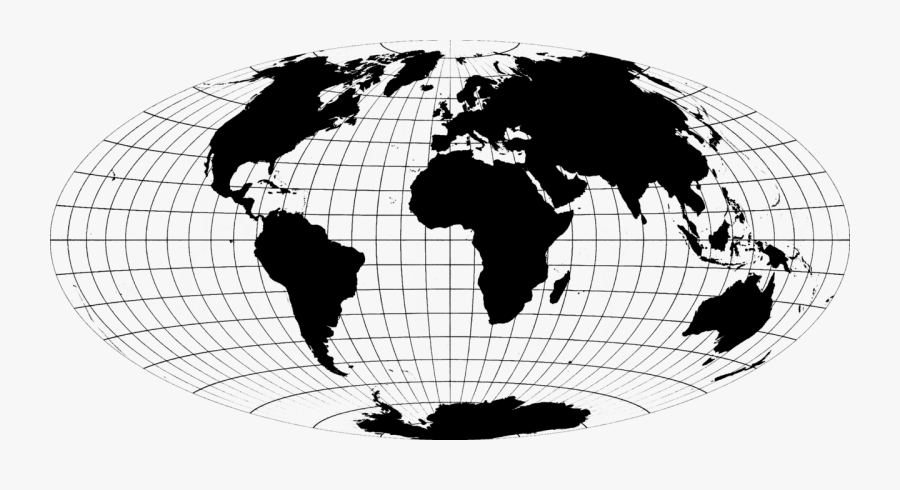World Map - Oval World Map Vector, Transparent Clipart