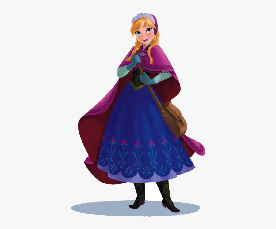 Elsa Anna Clipart Collection Transparent Png - Anna Frozen Winter Dress, Transparent Clipart