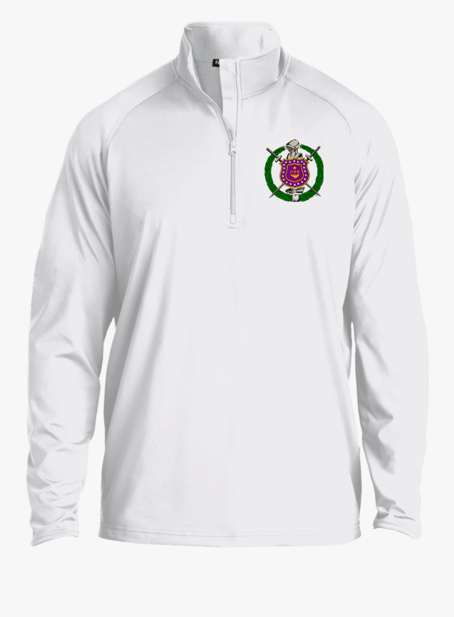 Omega Psi Phi 1/2 Zip Raglan Performance Pullover - Omega Psi Phi, Transparent Clipart