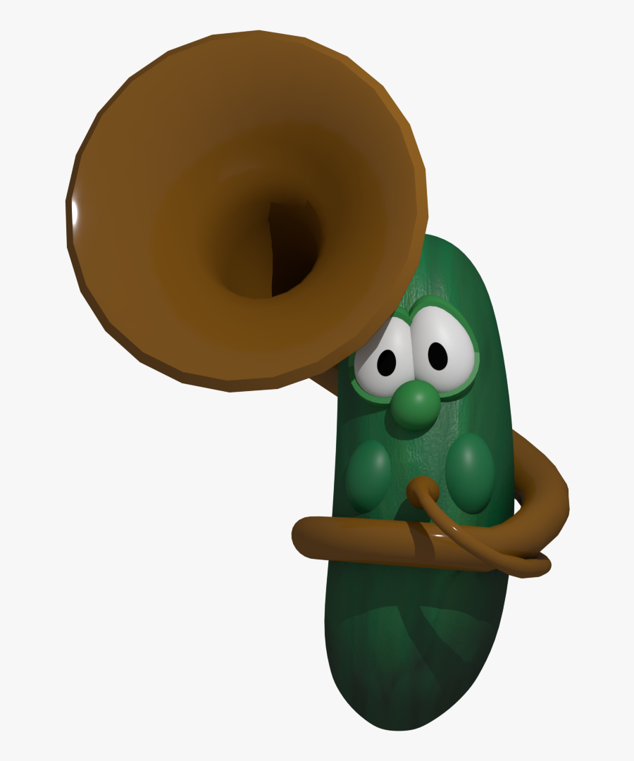 Veggietales Png Image Transparent Background - Veggie Tales Larry Tuba, Transparent Clipart