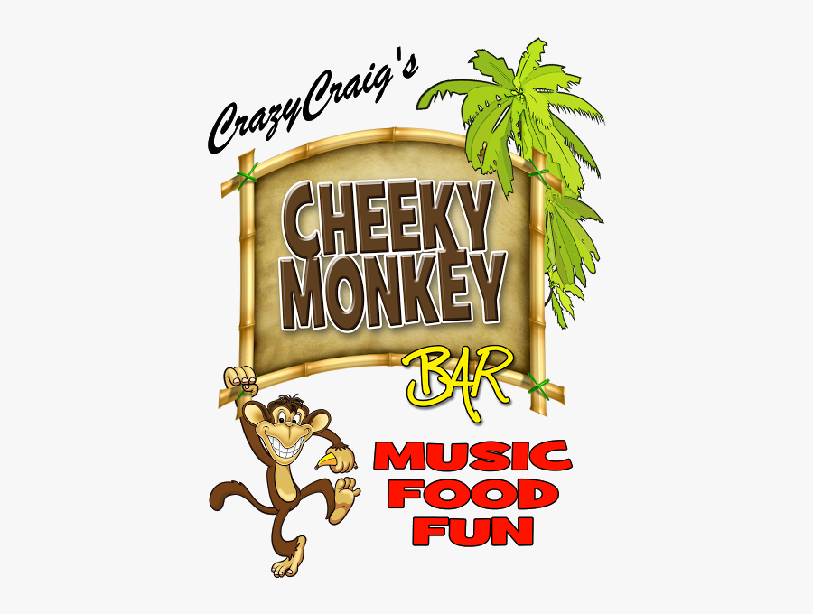 Crazy Craig"s Cheeky Monkey Bar - Illustration, Transparent Clipart