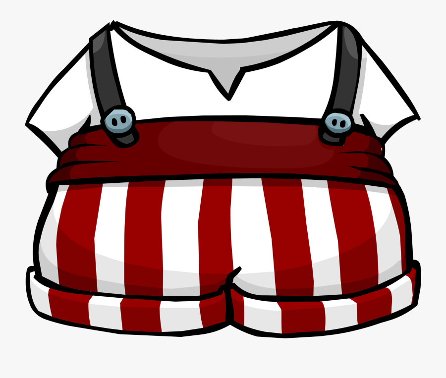 Club Sled Rewritten Wiki - Club Penguin Striped Overalls, Transparent Clipart