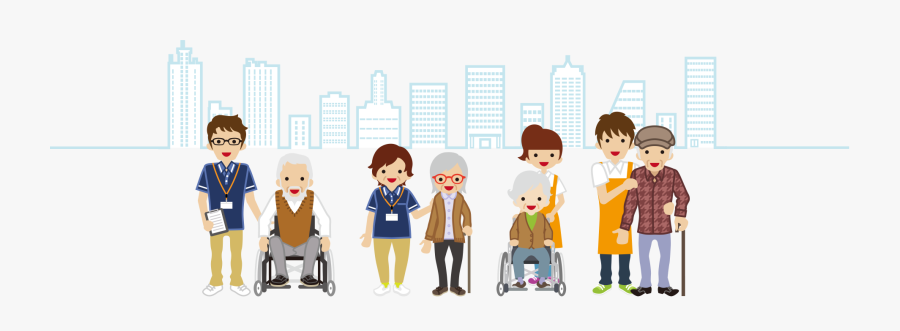 Cartoon For Elderly Home Care, Transparent Clipart