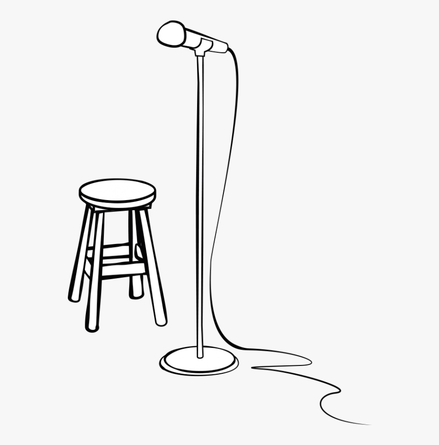 Stand Up Comedy Stool Png, Transparent Clipart