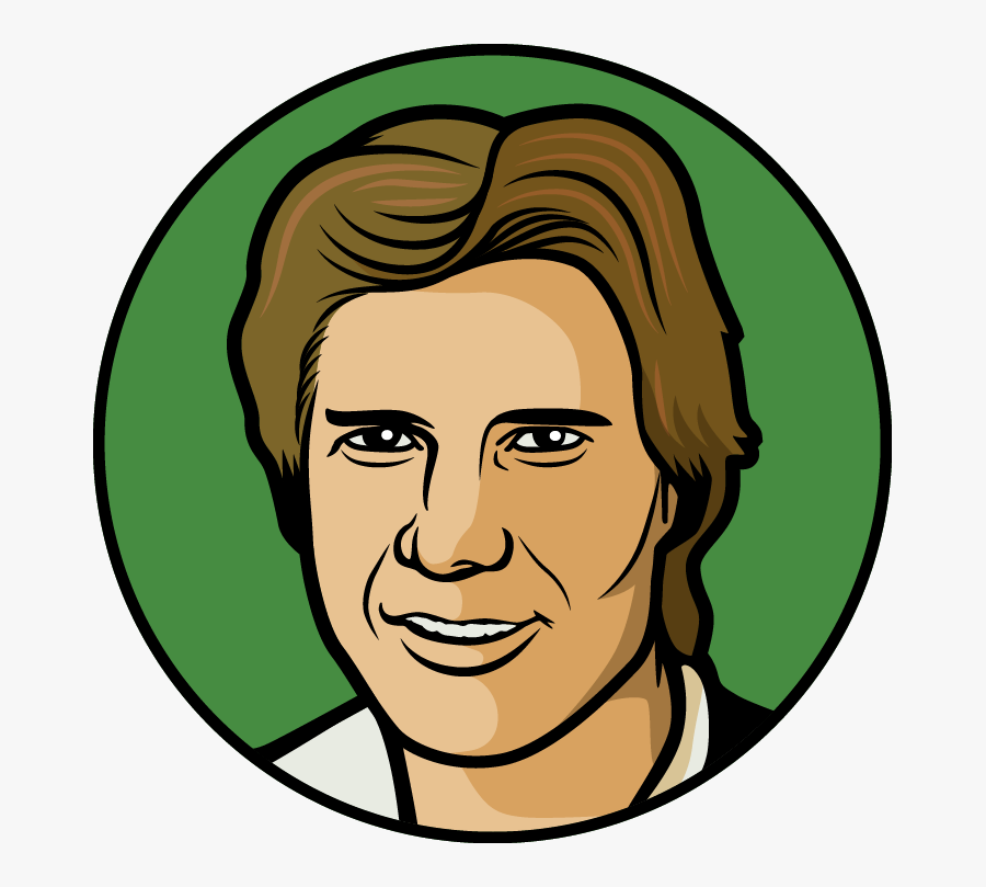 Draw Han Solo Easy Step, Transparent Clipart