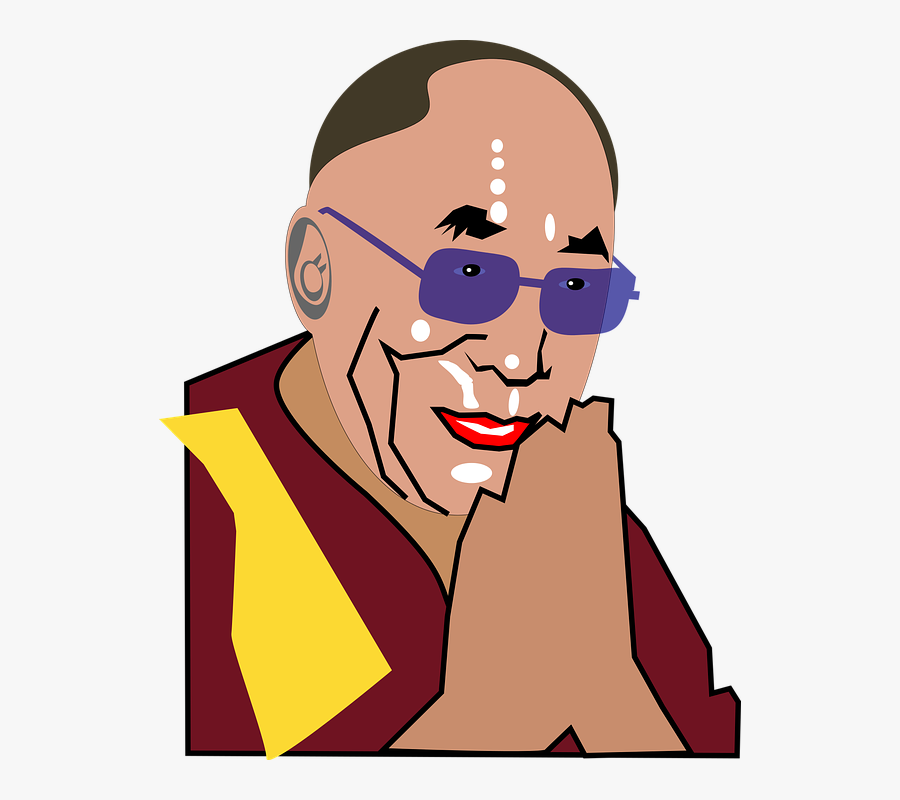 Buddhism, Dalai Lama, Lama, Spritiuell Head Of Buddhism - Dalai Lama Clip Art, Transparent Clipart