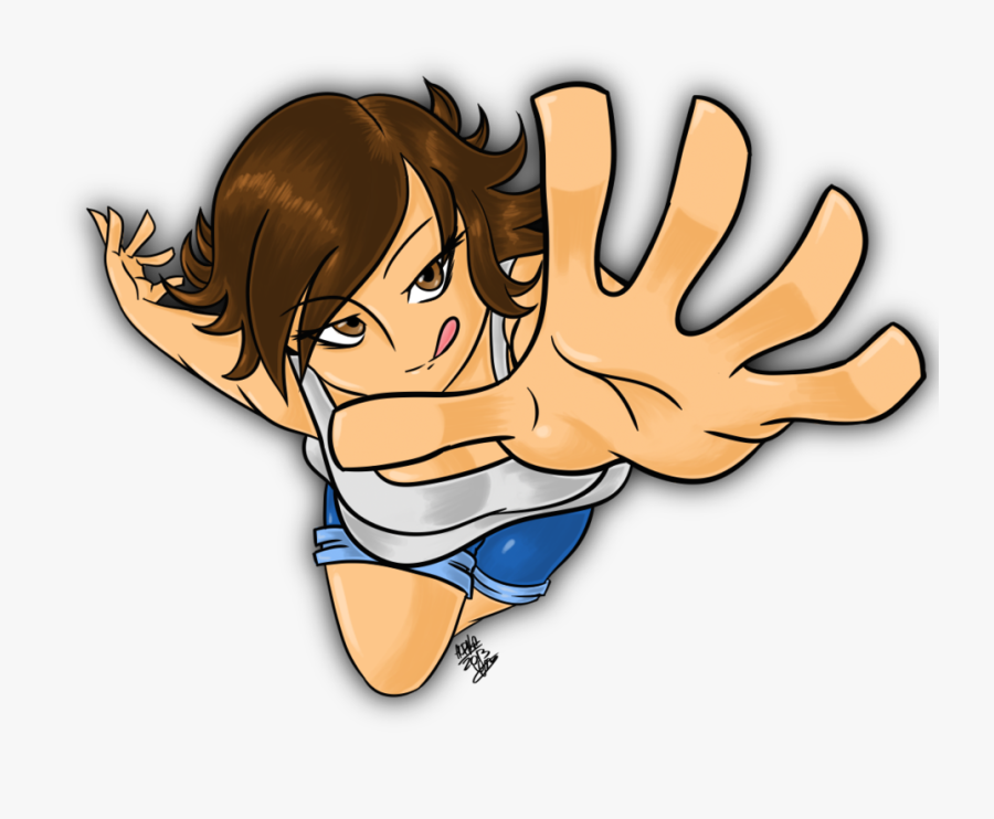 Person Reaching Out Drawing, Transparent Clipart