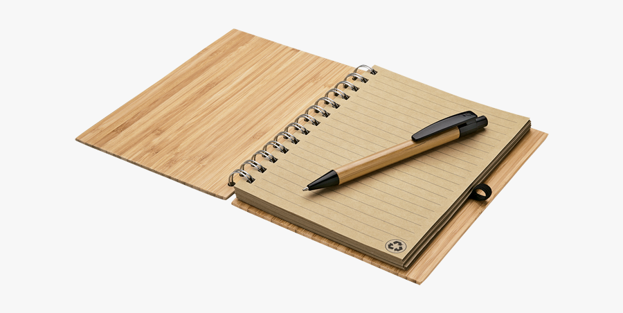 Notebook And Pen Png - Bamboo Eco Friendly Products, Transparent Clipart