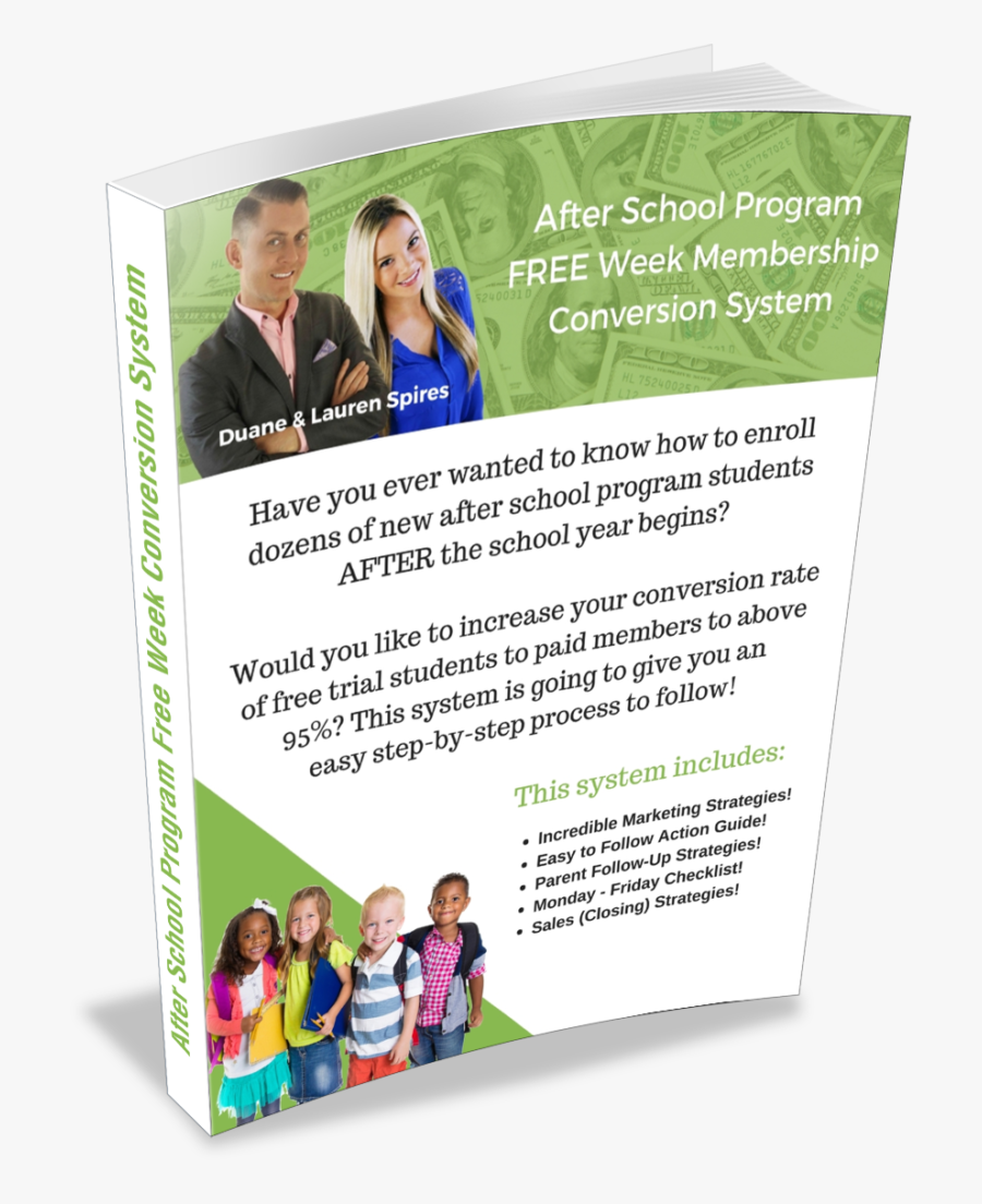 Clip Art After School Program Success - Flyer, Transparent Clipart