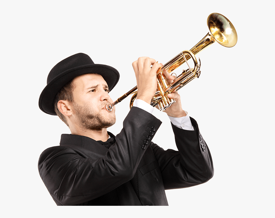 Trumpet Player Png - Play The Trumpet Png, Transparent Clipart