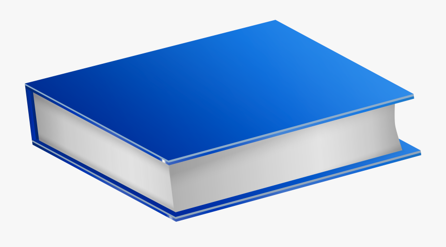 Book Clipart Blue - Box, Transparent Clipart
