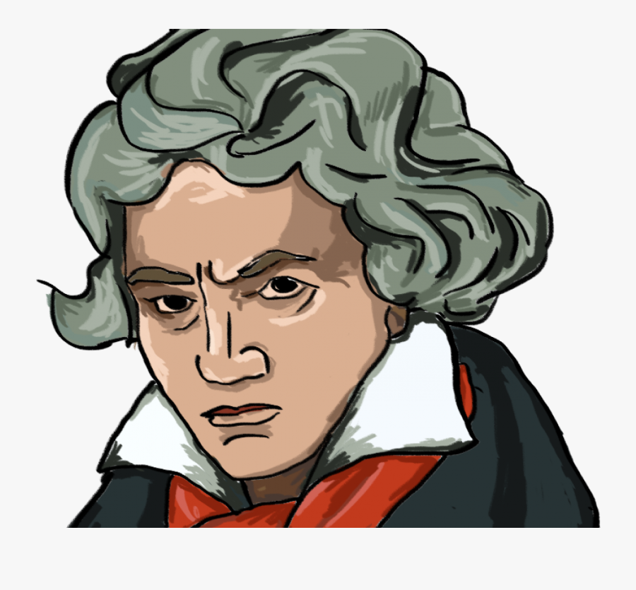 Beethoven Clipart , Png Download - Cartoon Clip Art Beethoven, Transparent Clipart