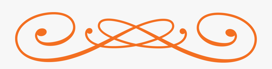 Transparent Orange Png - Orange Decorative Line, Transparent Clipart