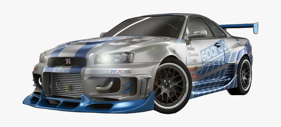 The Fast And The Furious Car - Fast And Furious Nissan Skyline Png, Transparent Clipart