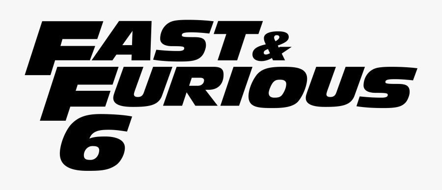 Transparent Fast And Furious Png - Fast And Furious 6 Logo, Transparent Clipart