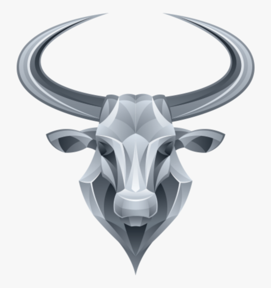 #mq #silver #head #horn #buffalo - Golden Bull Head, Transparent Clipart