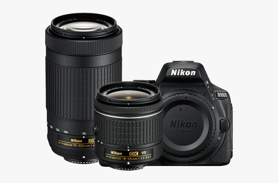 Dslr Camera Nikon D3400 - Nikon D3400 Dual Lens, Transparent Clipart