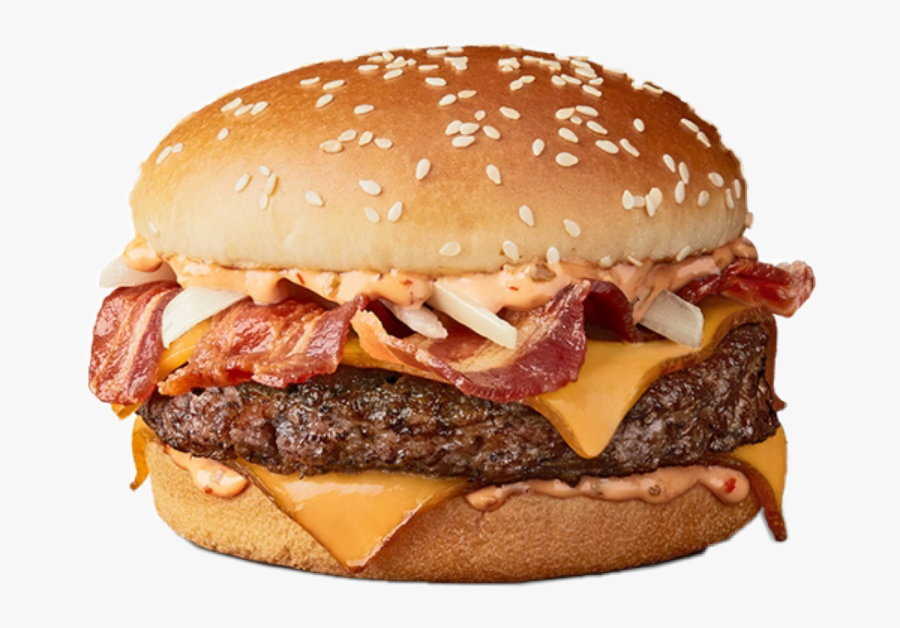 #mcdonalds #burger #meat #bacon #cheese #food #yummy - Grand Mcextreme Bacon Burger, Transparent Clipart