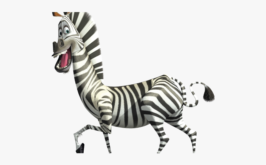 Zebra Clipart Madagascar - Madagascar Characters, Transparent Clipart