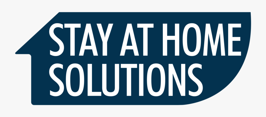Stay At Home Solutions - Electric Blue, Transparent Clipart