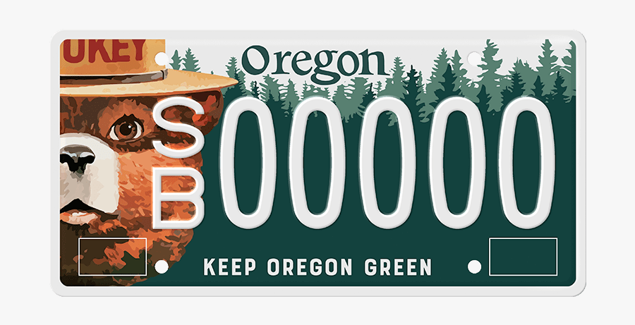 Oregon License Plate 2019, Transparent Clipart