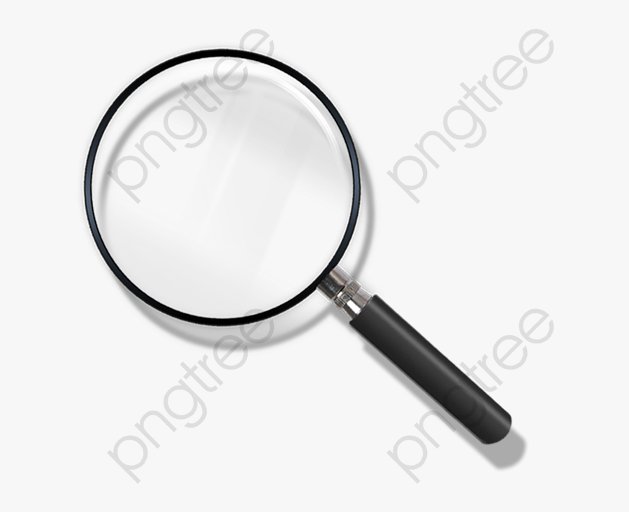 Transparent Glass Black Image - Vector Transparent Vector Magnifying Glass Png, Transparent Clipart