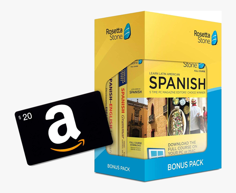 Transparent Amazon Gift Card Png - Rosetta Stone Book French, Transparent Clipart