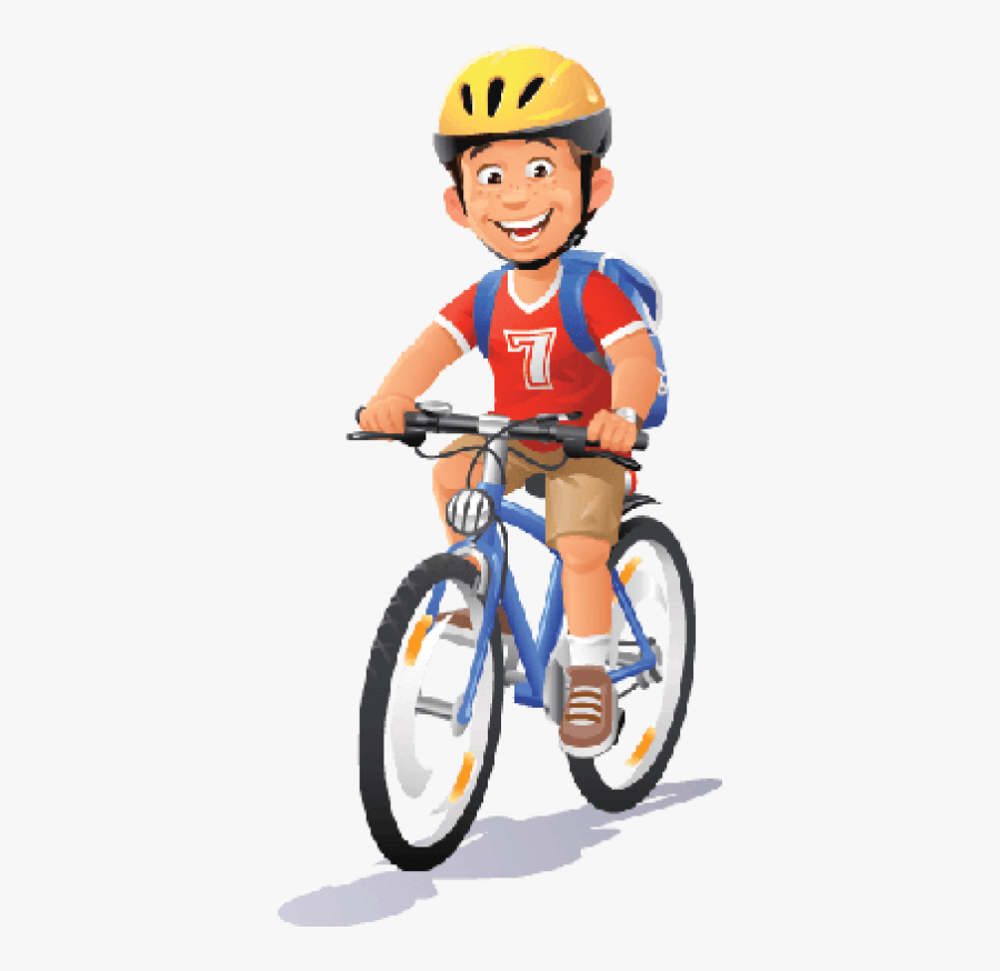 boy riding cycle