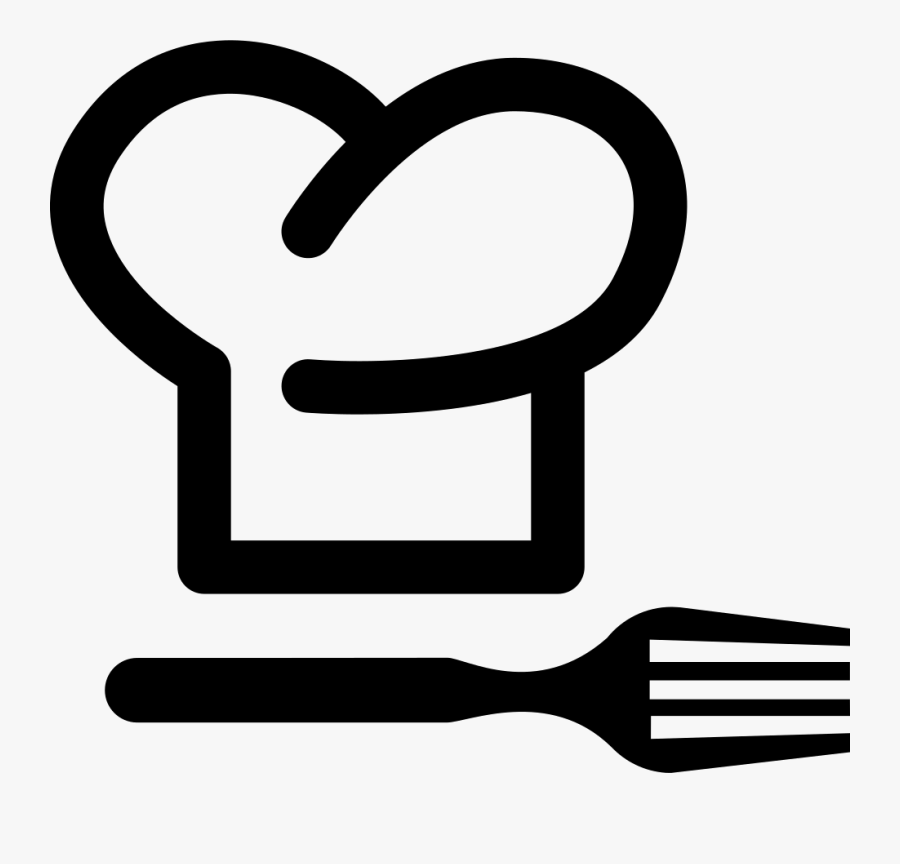 Fork Clipart Pink Chef Hat - Chef Icon Black , Free Transparent Clipart ...