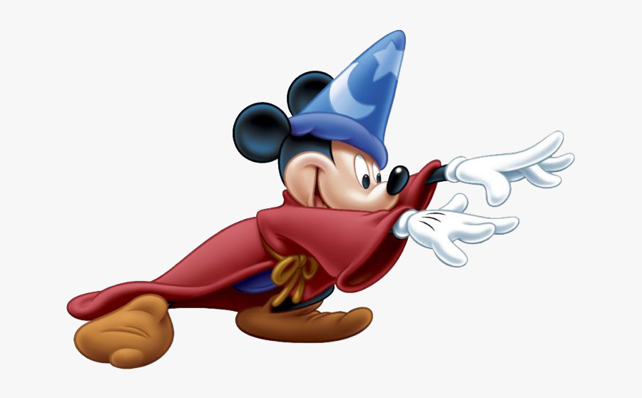 Mickey Mouse Minnie Mouse Sorcerer"s Hat The Walt Disney - Mickey Mouse Sorcerer Png, Transparent Clipart