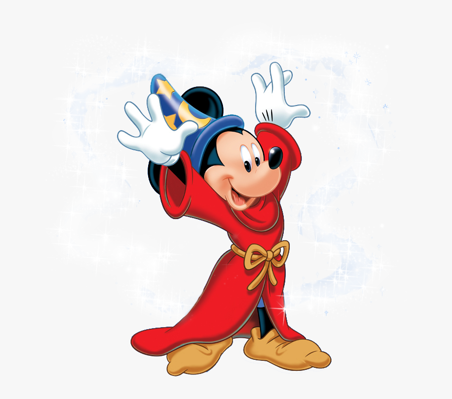 Disney"s Magical Mirror Starring Mickey Mouse Minnie - Mickey Mouse The Sorcerer's Apprentice Clipart, Transparent Clipart