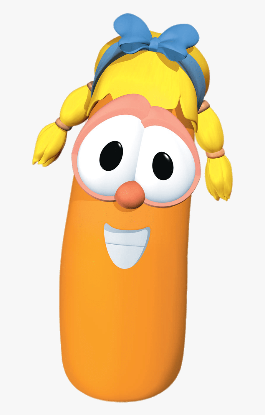 Veggietales Laura Carrot, Transparent Clipart